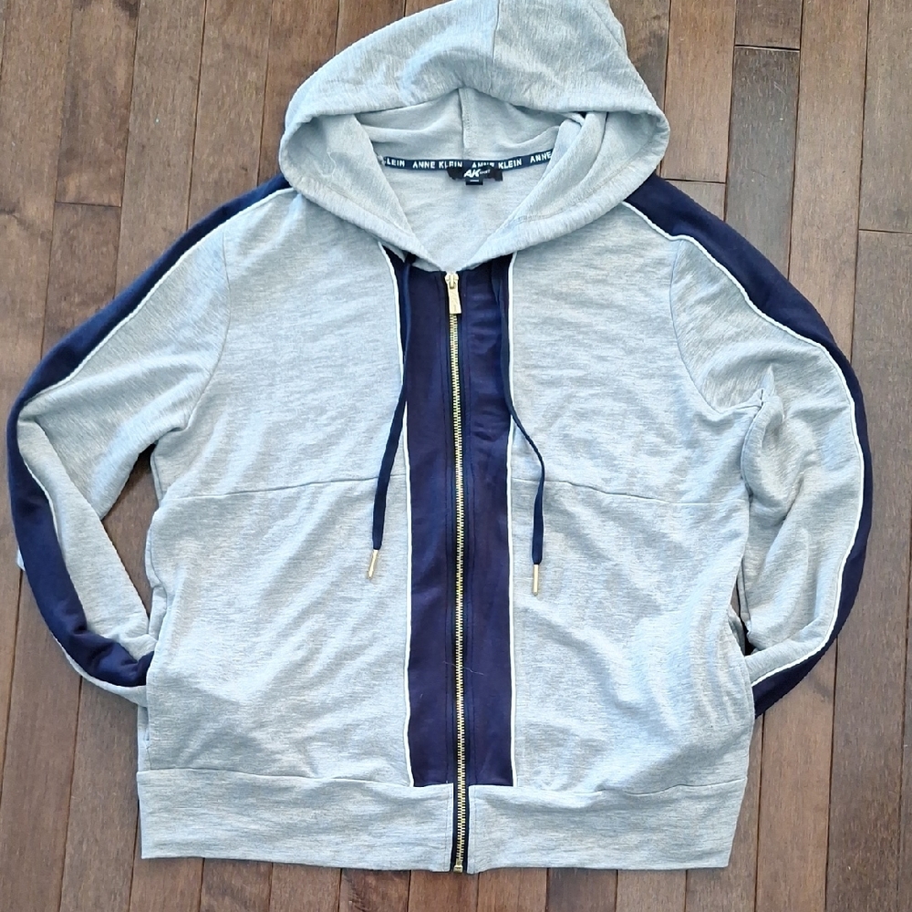 Anne Klein Sport Gray Hoodie